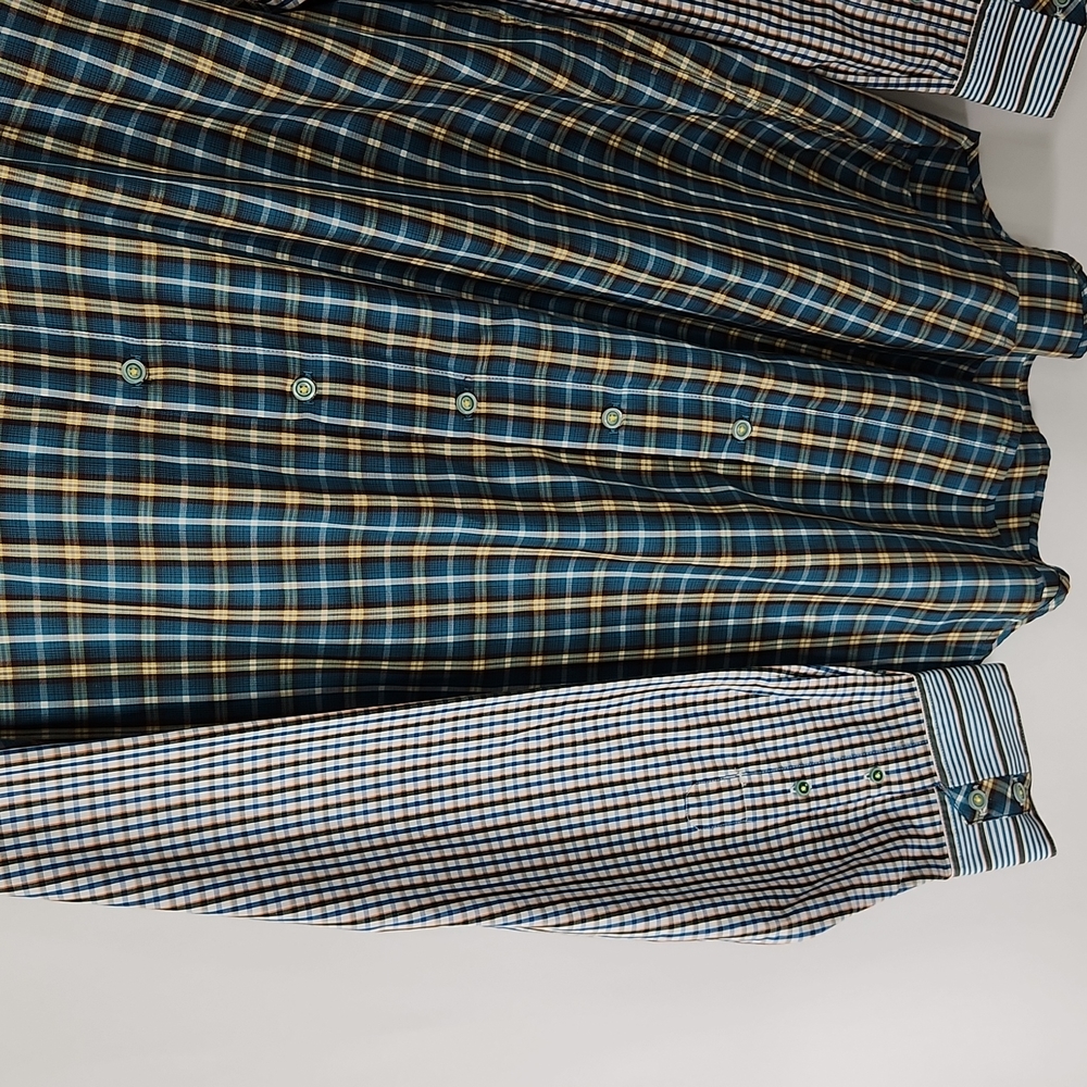 Robert Graham long sleeve plaid button down shirt size XL - Picture 4 of 12